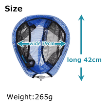 Load image into Gallery viewer, SANLIKE Portable Fishing Net Rubber Folding Opening Type Dip Mesh of Head 35/40/50cm Fishing Equipment Accessories