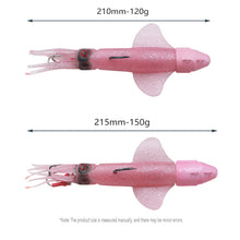 Load image into Gallery viewer, Sea Fishing Road Runner Soft Bait Big Squid Southern Oil Iron Plate Lead Head Octopus Fake Bait Tuna Special Crazy Big Squid