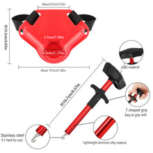 Load image into Gallery viewer, SANLIKE Fishing Combat Belt Adjustable Fishing Belly Top Hook Removal Tool Stainless Steel Hook UnhookerFishing Tool Accessories