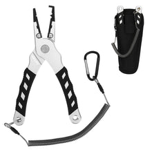 Load image into Gallery viewer, SANLIKE Fish Plier Antirust Aluminum Alloy Multifunctional Hand Grip Portable Controller Fishing Line Scissors Fishing Tackle