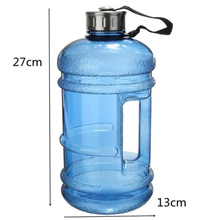 Load image into Gallery viewer, SANLIKE 2.2L Blue Large Capacity Water Bottle for Outdoor Sports Fitness Camping Running Sports Hiking Camping Accessories