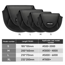 Load image into Gallery viewer, SANLIKE Black EVA Fishing Reel Bag Sheath Casting Reel Spinning Reel Bag Portable Protective Fishing Gear Bag Fishing Tools