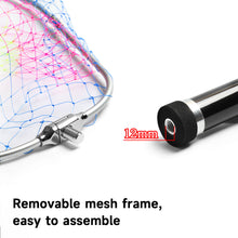 Load image into Gallery viewer, SANLIKE Telescoping Fishing Landing Net 240cm Portable Folding Hand Mesh Carbon Pole for Carp Fishing Tackle Catching Releasing