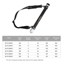 Load image into Gallery viewer, SANLIKE Fishing Net Pole Glass Fibre 2.4m/3.9m Portable Telescopic Extension Handle Rod Adjustable Fishing Tool Accessories