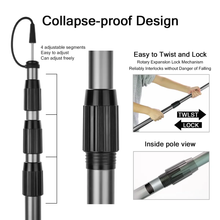 Load image into Gallery viewer, SANLIKE 250CM adjustable length tent pole set for camping and outdoor support poles Aluminium tent poles Tarpaulin poles