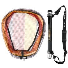 Load image into Gallery viewer, SANLIKE Fishing Net Carbon Fishing Rod Foldable Telescopic Pole Handle Landing Dip Mesh Adjustable Tackle Accessories