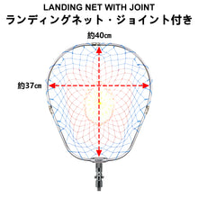Load image into Gallery viewer, SANLIKE Fishing Net 1/2 inch 12mm Folding Header Combination Aluminium Alloy Folding Extension Frame Nylon Dip Net Fishing Tools
