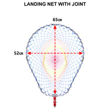 Load image into Gallery viewer, SANLIKE Fishing Net Nylon portable Folding landing Dip Net Collapsible Aluminum Oval Frame With Adapter Fishing Tool
