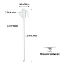 Load image into Gallery viewer, SANLIKE 10pcs/Set 20cm Stake Pegs Tent Pegs High Strength Ground Pegs T with Illuminated Iron Galvanised Outdoor Camping Tools
