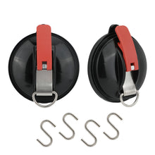 Load image into Gallery viewer, SANLIKE Suction Cup High Strength D-Shaped Buckle Strong And Durable Wear-Resistant Tents Securing Hook accessories