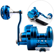 Load image into Gallery viewer, SANLIKE Trolling Ocean Reel Fly Fishing Reel Left & Right Hand Max Drag 28kg 7BB+1 Bearing CNC Aluminum Alloy wear resistant