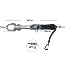 Load image into Gallery viewer, SANKILE Fishing Grip Controller With Digital Weighing Scale Stainless Steel Fish Lip Gripper Catcher Fishing Tackle Tool