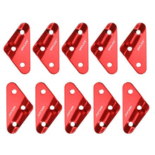 Load image into Gallery viewer, SANLIKE 10pcs Triangles Buckle Paracord Fastener Tent Rope Buckles Aluminum Alloy Outdoor Camping Wind Rope Stopper Portable