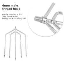 Load image into Gallery viewer, SANLIKE Stainless Steel Fishing Gaff 5 Claws  Multi-function Prong Harpoon Head Sharp Barbed Fishing Spear Hook Tools