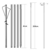 Load image into Gallery viewer, SANLIKE Camping Lantern Lamp Hanger Portable Detachable Stainless Steel Light Holder Outdoor Hiking Fixing Lamp Stand Hook