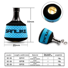 Load image into Gallery viewer, SANLIKE Corrosion-Resistant Fishing Reel Handle Knob Suitable for Shimano A & Daiwa S Spinning Baitcasting Reels Handle