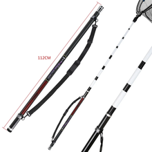Load image into Gallery viewer, SANLIKE 7m, 8m, 9m Retractable Fishing Net Rod Retractable Carbon Fibre Anti-slip Net Rod Vee Freshwater Saltwater Fishing Rods