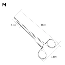 Load image into Gallery viewer, SANLIKE 16cm/18cm Stainless Steel Fishing Plier Fishing Locking Pliers Curved Tip Hook Remover Portable Fishing Tool