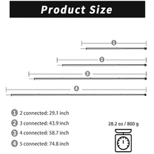 Load image into Gallery viewer, SANLIKE 2 Sets Tent Poles Waterproof Adjustable Tent Poles Easy To Assemble Awning Poles For Camping Tents Outdoor Accessories