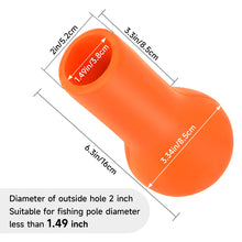 Load image into Gallery viewer, SANLIKE 3.8cm Calibre Fishing Rod Docking Pad EVA Fishing Rod Holder Suitable for large fishing barrels or heavy fishing rods