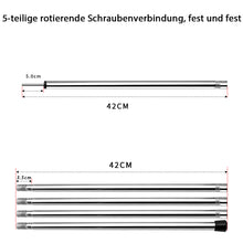 Load image into Gallery viewer, SANLIKE 2 Sets Adjustable Tent Poles Tarpaulin Pole Awning Pole Support Outdoor Camping Accessories Steel Pole Camping Tools