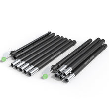 Load image into Gallery viewer, SANLIKE 2 pcs Tarp Pole for Tent Aluminum Pole Foldable Camping Awning Poles Glass Bead Spring Connection with Storage Bag