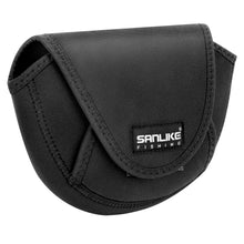 Load image into Gallery viewer, SANLIKE Black EVA Rod Protector Fishing Reel Bag Spinning Reel Bag Velcro Fishing Reel Protective Cover