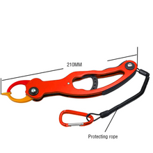 Load image into Gallery viewer, SANLIKE Fish Lip Grip Aluminum Alloy Fishing Plier Portable Trigger Lock Gripper Grabber Grab Tool Fishing Tackle Accessories