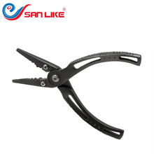 Load image into Gallery viewer, SANLIKE Stainless Steel Multifunctional Fishing Pliers Fishing Line Scissors Fish Hook Remover Fishing Grabbers Fishing Tools