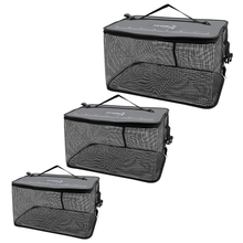 Load image into Gallery viewer, SANLIKE Portable Floating Fishguard Net Protection Fishing Basket Sea Fishing Rock Fishing Protection Live Fish Bucket Quick Dry