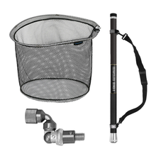 Load image into Gallery viewer, SANLIKE 3m Fishing Net Retractable Fishing Landing Net Carbon Fibre Pole Portable Fishing Net and Folding Joints Fishing Tools