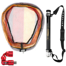 Load image into Gallery viewer, SANLIKE Fishing Landing Nets Telescoping Foldable Handle Rod Frame Pole for Carp Fishing Tackle Catching Releasing Fishing Tool