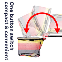 Load image into Gallery viewer, SANLIKE Folding Fishing Nets Adapters Collapsible Handle Landing Dip Mesh Folding Head 12mm Screw PE Net Fishing Accessory Tool