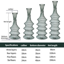 Load image into Gallery viewer, SANLIKE Fishing Net Folding Telescoping Quick-drying Nylon Mesh Fishing Basket Dip Nets Soft Protective Pocket Tackle Tool