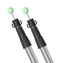 Load image into Gallery viewer, SANLIKE Telescoping Tent Tarp Pole Set Adjustable Camping Poles Aviation Aluminum Camping Rods for Awning Outdoor Sports Tool