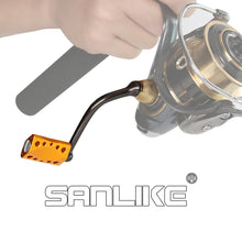 Load image into Gallery viewer, SANLIKE Aviation Aluminum Ultra-light Corrosion-Resistant Sea Fishing Reel Handle For Shimano Special Spinning Reels Accessories