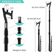 Load image into Gallery viewer, SANLIKE Boat Hooks for Docking Extension Pole Hook Telescopic Boat Pole with Luminous Bead Lightweight Floating Fishing Tool