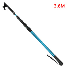 Load image into Gallery viewer, SANLIKE 2M/3.6M Boat Hooks Aluminum Tube Telescopic Adjustable Pole Floating Durable Rust-Resistant Push Pole Boats Accessory