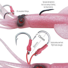 Load image into Gallery viewer, Sea Fishing Road Runner Soft Bait Big Squid Southern Oil Iron Plate Lead Head Octopus Fake Bait Tuna Special Crazy Big Squid