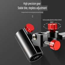 Load image into Gallery viewer, SANLIKE Aluminium-magnesium alloy fishing box double turret bracket universal thickening frame seat double rod fishing tackle