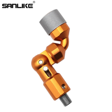 Load image into Gallery viewer, SANLIKE Folding Joint 10mm Thread Landing Net Adapter 3/8x20 BSF (British Standard Fine) Fishing Tool for Joint Aluminum Alloy