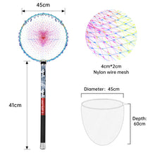 Load image into Gallery viewer, SANLIKE 3m Fishing Landing Net Telescoping Carbon Fiber Handle Pole Wiht Foldable Net Aluminium Folding Joint Fishing Tackle