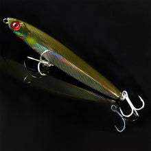 Load image into Gallery viewer, SANLIKE 10g 8cm Pencil Sinker Quad Reinforced Blood Groove Hooks Bass Fishing Tackle Lure Saltwater Lure Bait Lures
