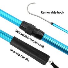 Load image into Gallery viewer, SANLIKE Stainless Fishing Gaff Steel Hook Nonslip EVA Handle Telescopic Pole