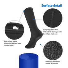 Load image into Gallery viewer, SANLIKE Black Waterproof Non-Slip Socks Ventilation Neoprene Socks Boots for Diving Skiing Surfing Fishing