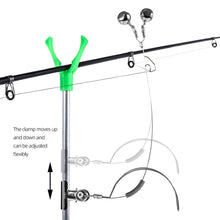 Load image into Gallery viewer, Stainless Steel Bell Alarm Sea Fishing Carp Fishing Casting Double Bell Alarm Anti-corrosion and Anti-rust Fishing Accessories