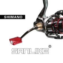 Load image into Gallery viewer, SANLIKE Aviation Aluminum Ultra-light Corrosion-Resistant Sea Fishing Reel Handle for Shimano Special Spinning Reels Accessories