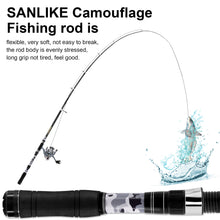 Load image into Gallery viewer, SANLIKE 1.8m-2.7m Fishing Rods Telescopic Fibreglass Baitcasting Rods Saltwater and Freshwater Fishing Bait Rod Tools