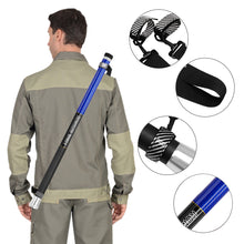 Load image into Gallery viewer, SANLIKE 5m 6m Blue Black Folding Telescopic Fibreglass Freshwater Saltwater Fishing Landing Net Rod Portable Fishing Tools