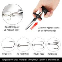 Load image into Gallery viewer, SANLIKE Fishing Combat Belt Adjustable Fishing Belly Top Hook Removal Tool Stainless Steel Hook UnhookerFishing Tool Accessories